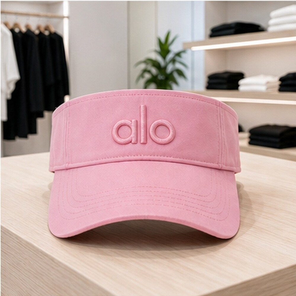 ALO Yoga Pink Golf Open Top Visor Hat NWT - Picture 1 of 8